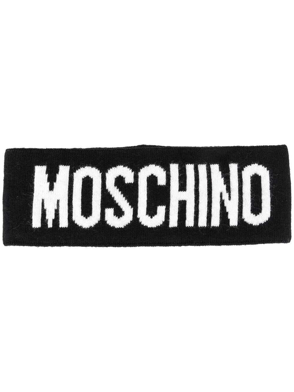 logo wool scarf - 1