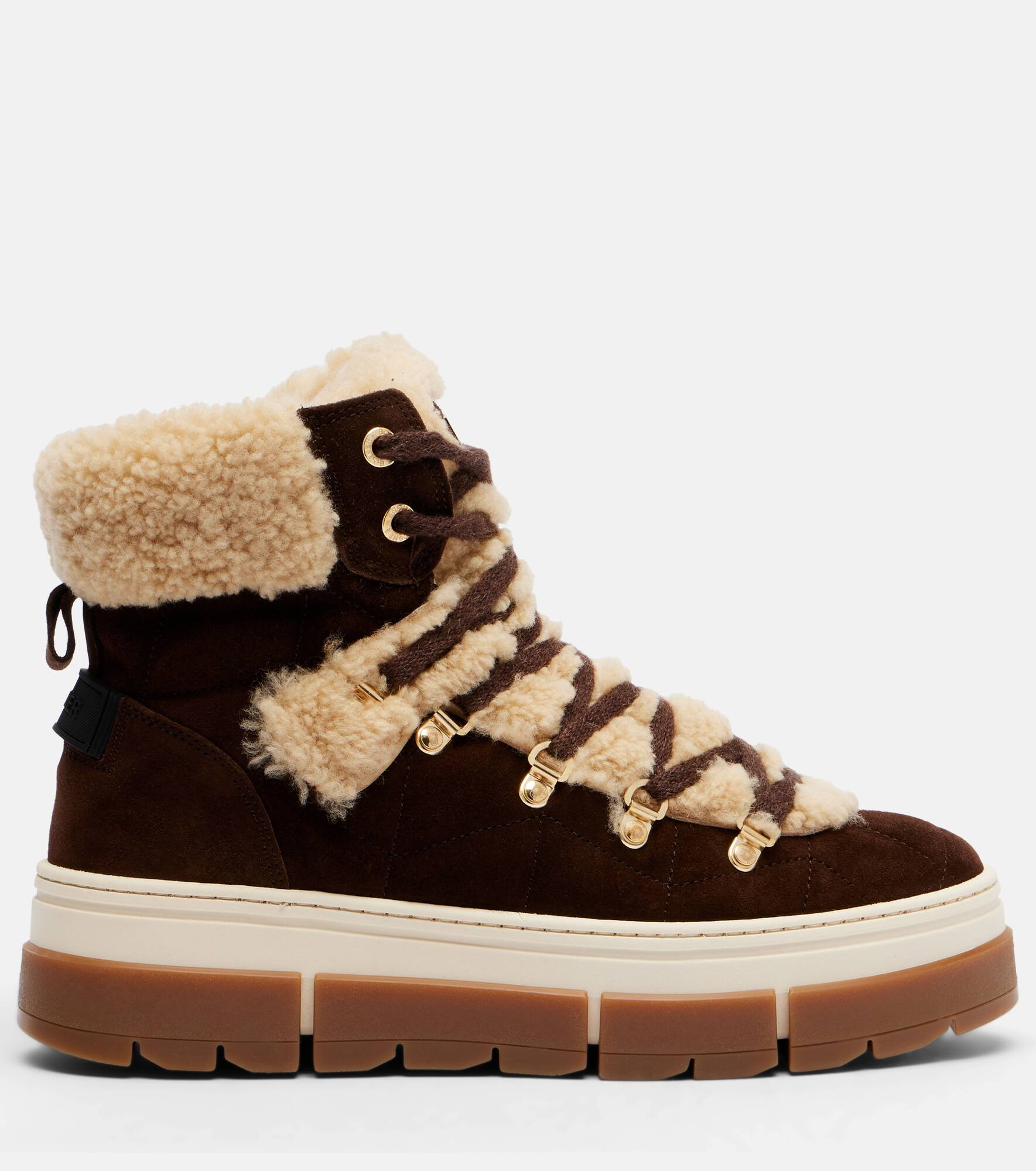 Vaduz suede and shearling ankle boots - 4