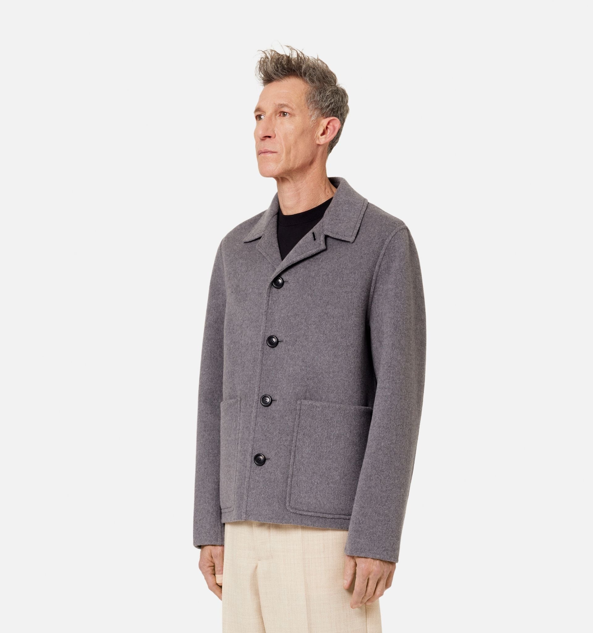 Double Face Short Coat - 4