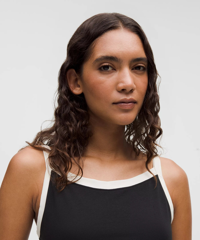 Organic Cotton High-Neck Ringer Tank Top 4