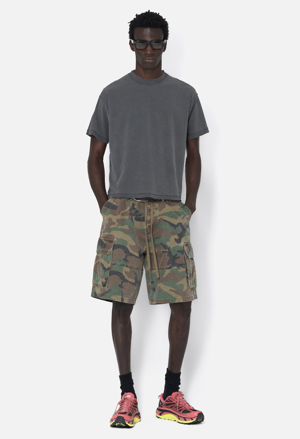 FOLSOM REVERSED CROPPED TEE - 4