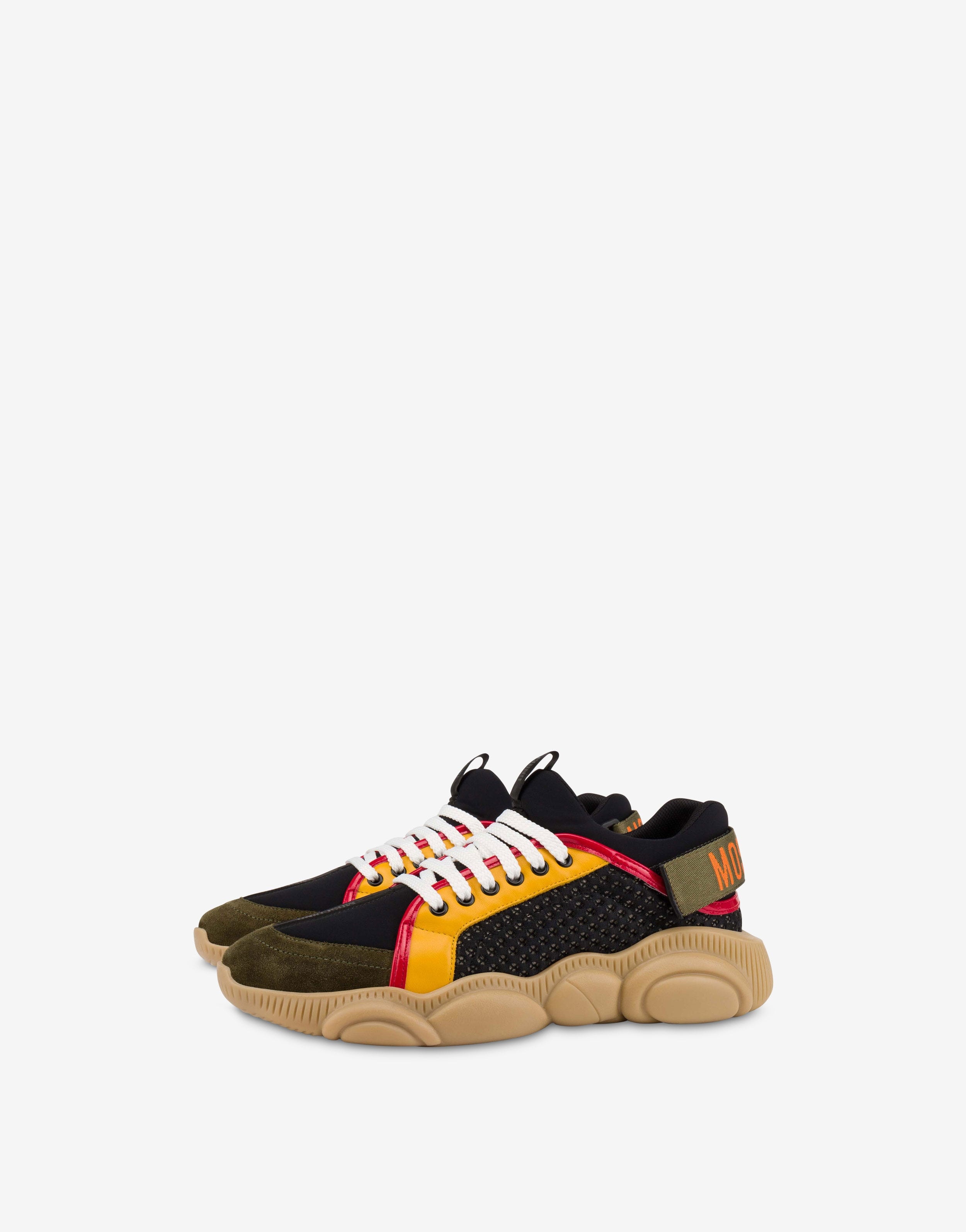 LOGO TAPE TEDDY SHOES - 1