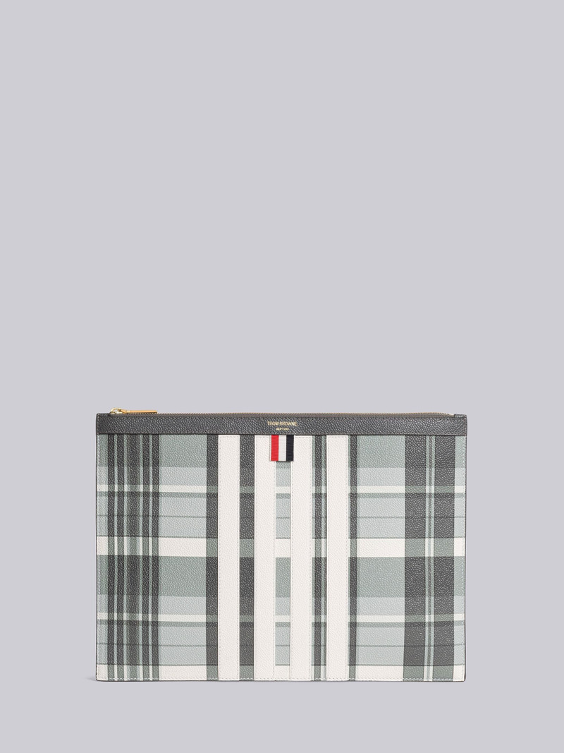 PEBBLE GRAIN MADRAS 4-BAR MEDIUM DOCUMENT HOLDER - 1