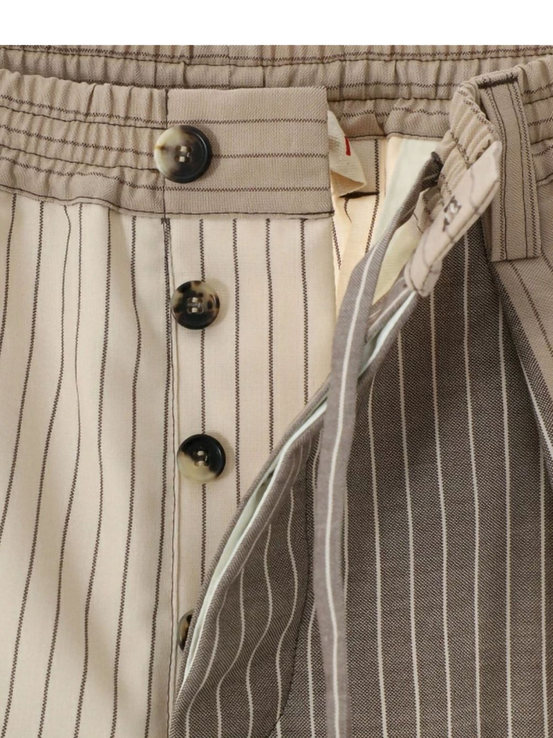 Marni striped bermuda shorts outlook