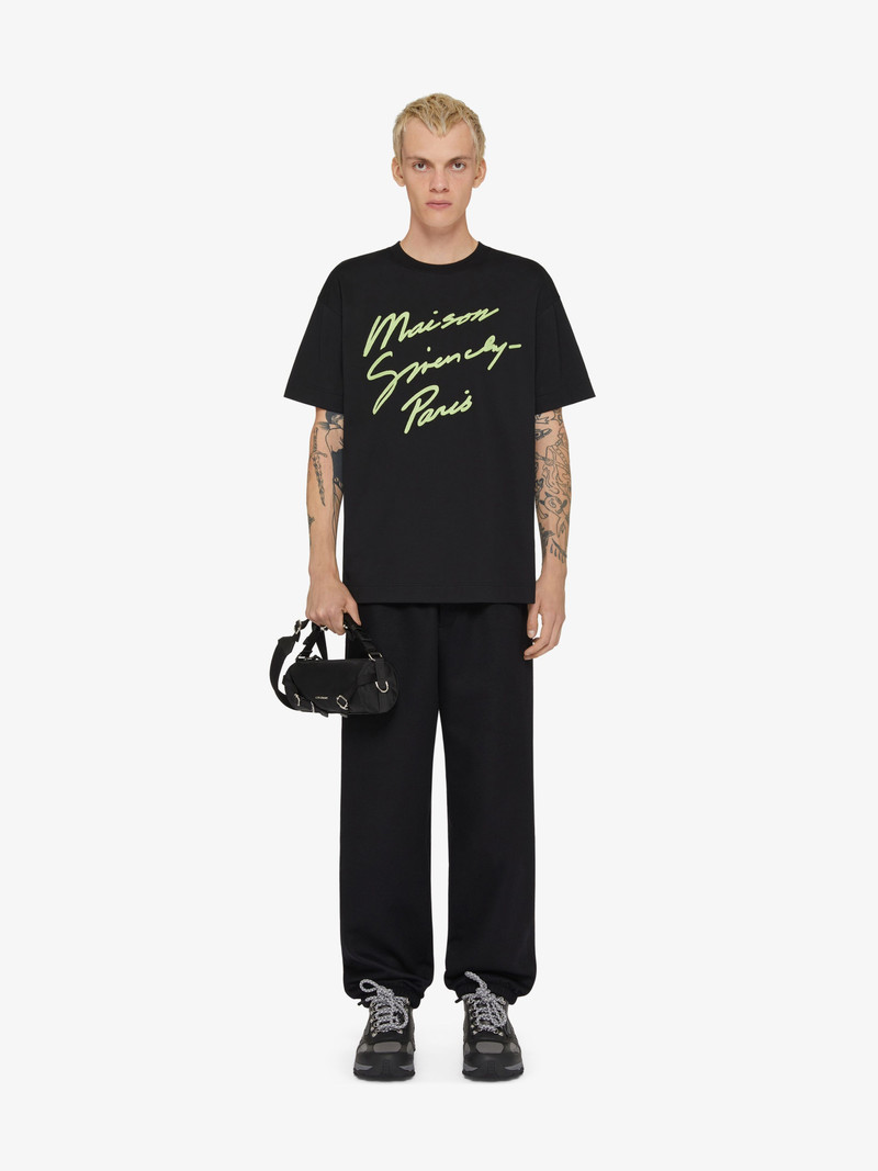 Givenchy MAISON GIVENCHY T-SHIRT IN COTTON outlook