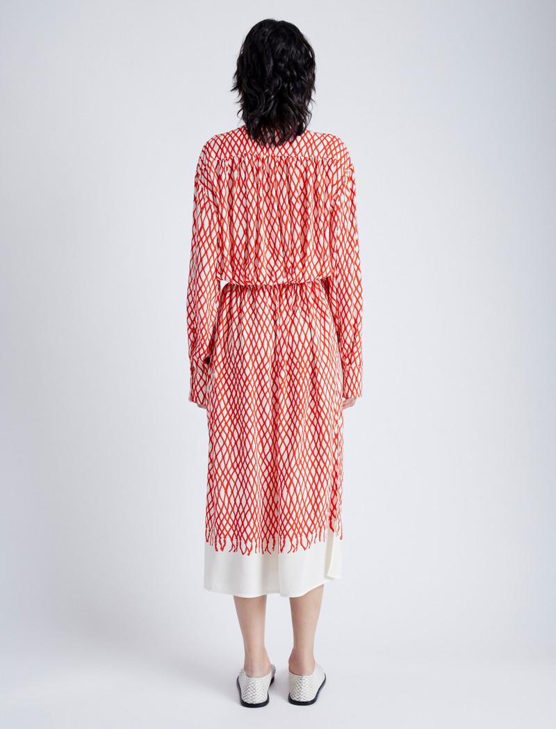 Bailey Dress in Printed Viscose Crepe 4