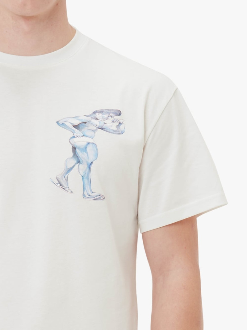 POL ANGLADA PLACED PRINT T-SHIRT 5