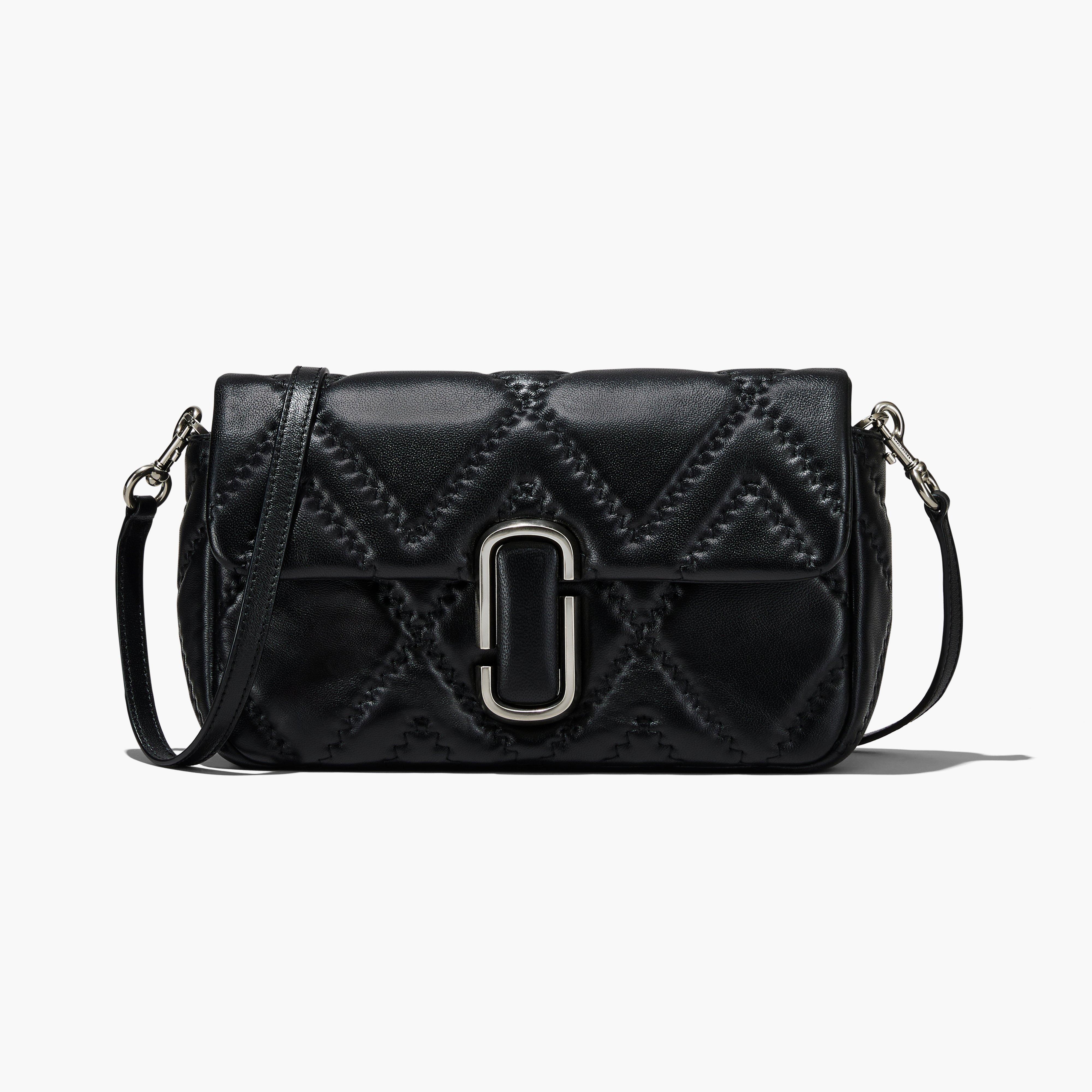 THE QUILTED LEATHER J MARC LARGE SHOULDER BAG - 5