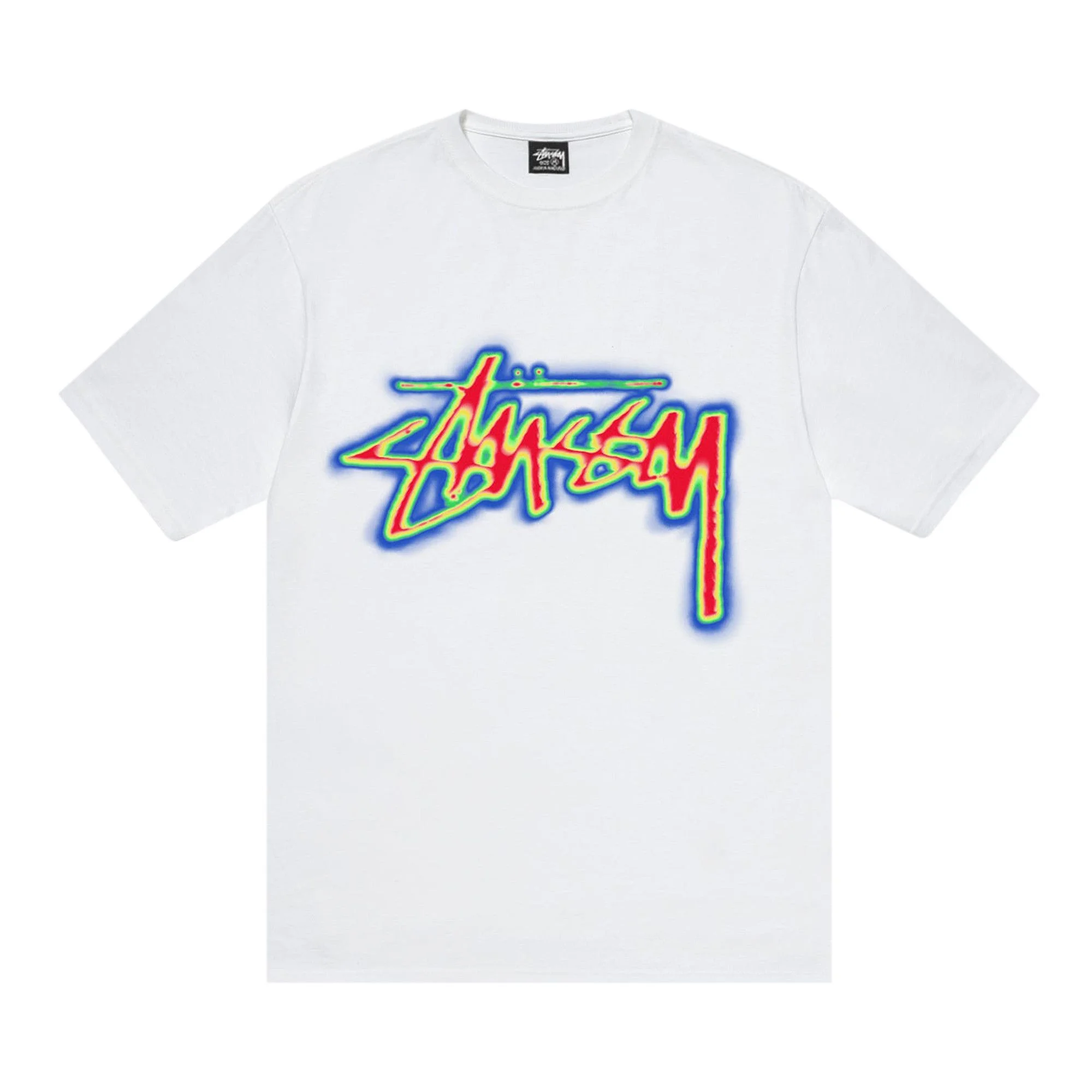 Stussy Thermal Stock Tee 'White' - 1