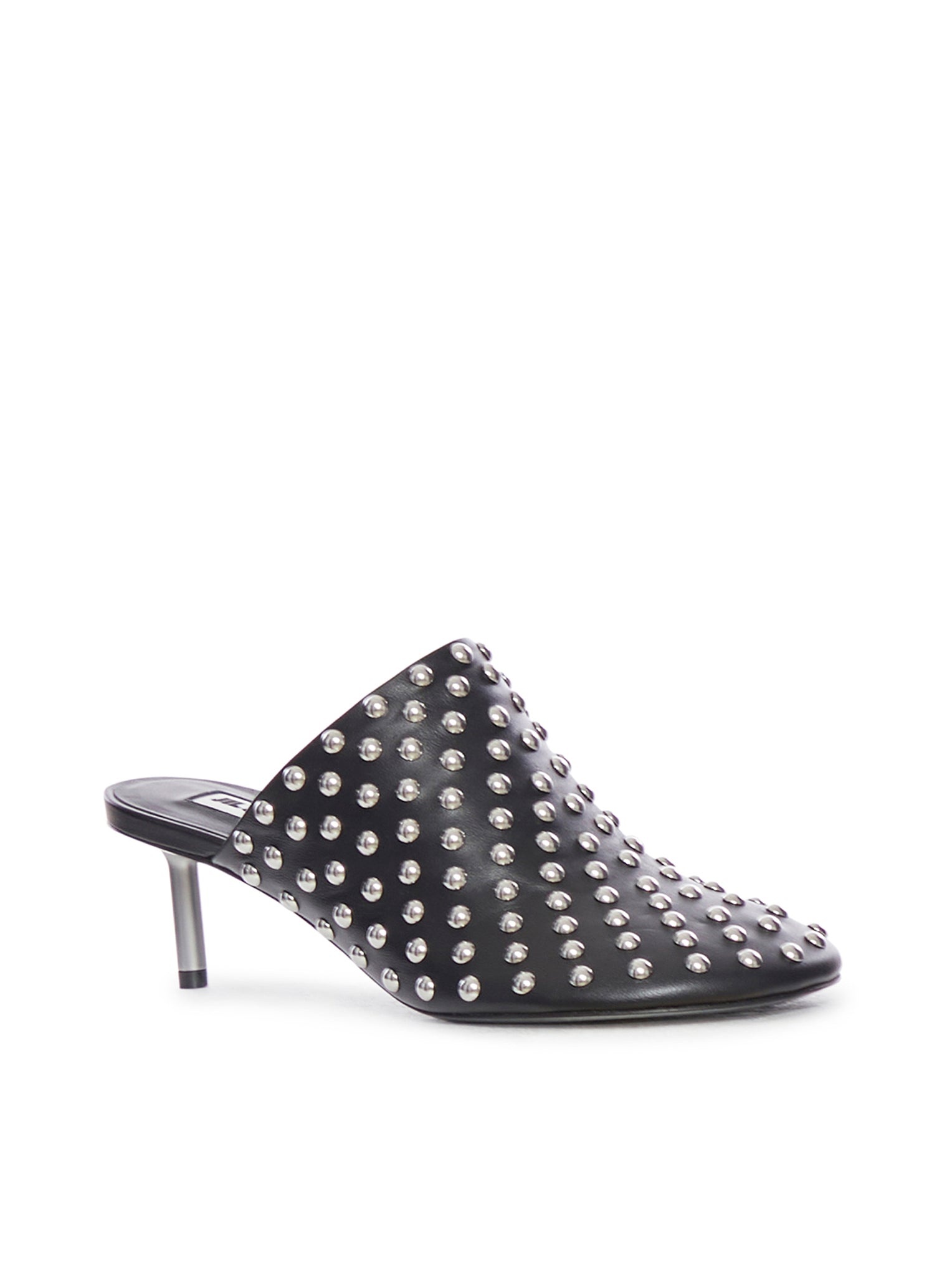 LEATHER MULES WITH STUDS - 2