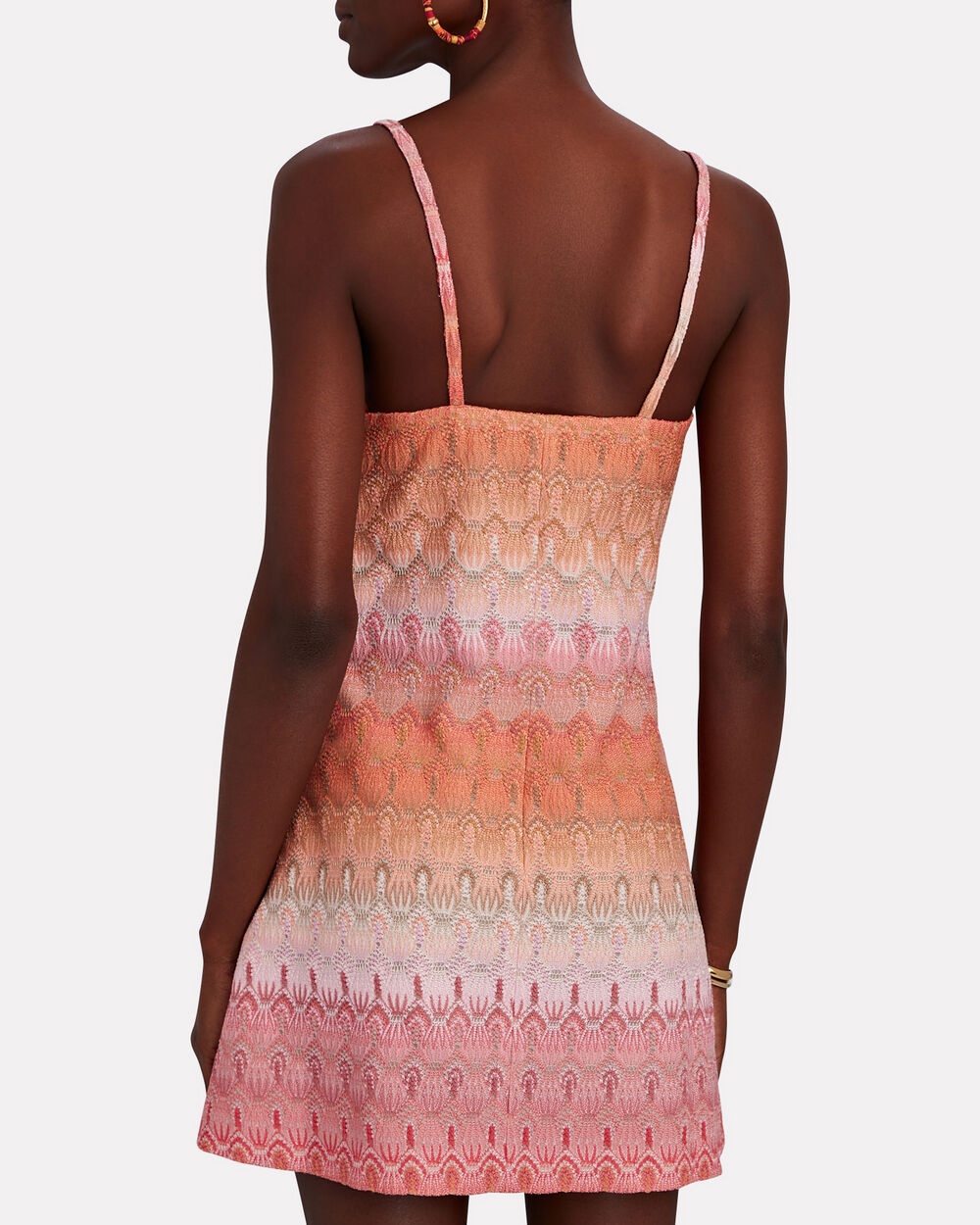 Ombré Striped Knit Mini Dress - 4