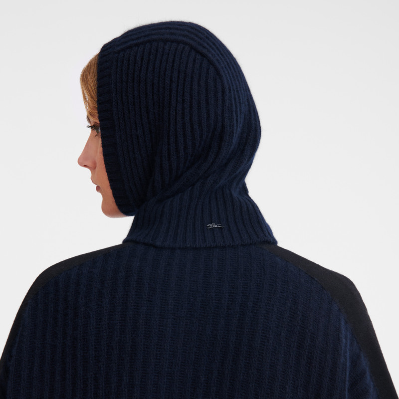 Balaclava Navy - Knit 3