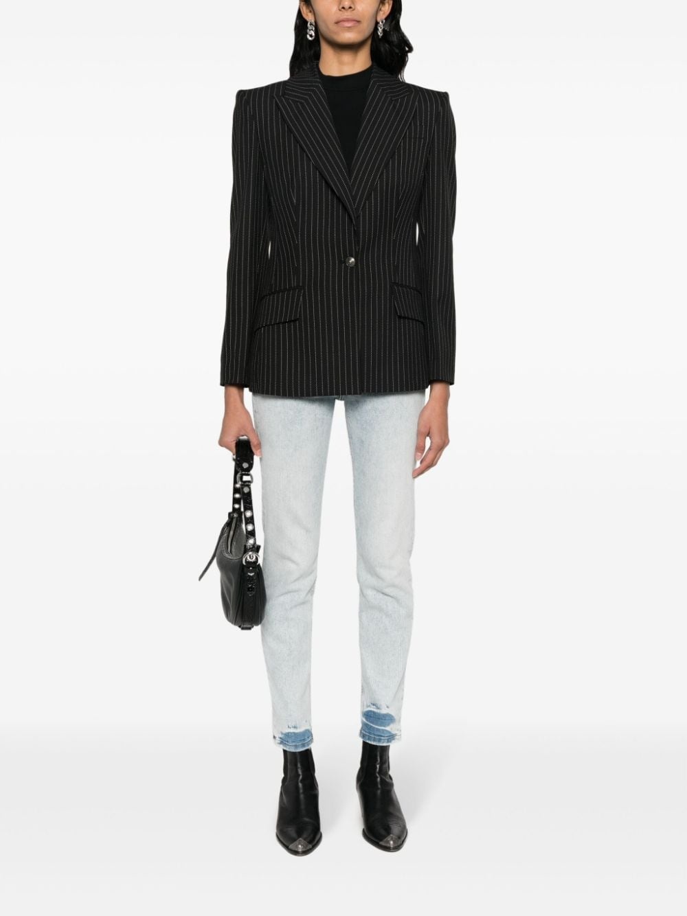 low-rise straight-leg jeans - 2