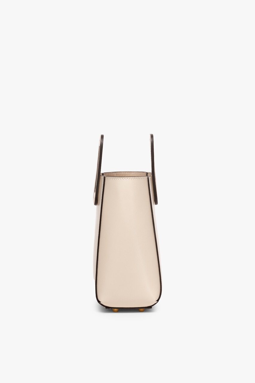 STAUD MINI SHIRLEY LEATHER BAG | CREAM - 7