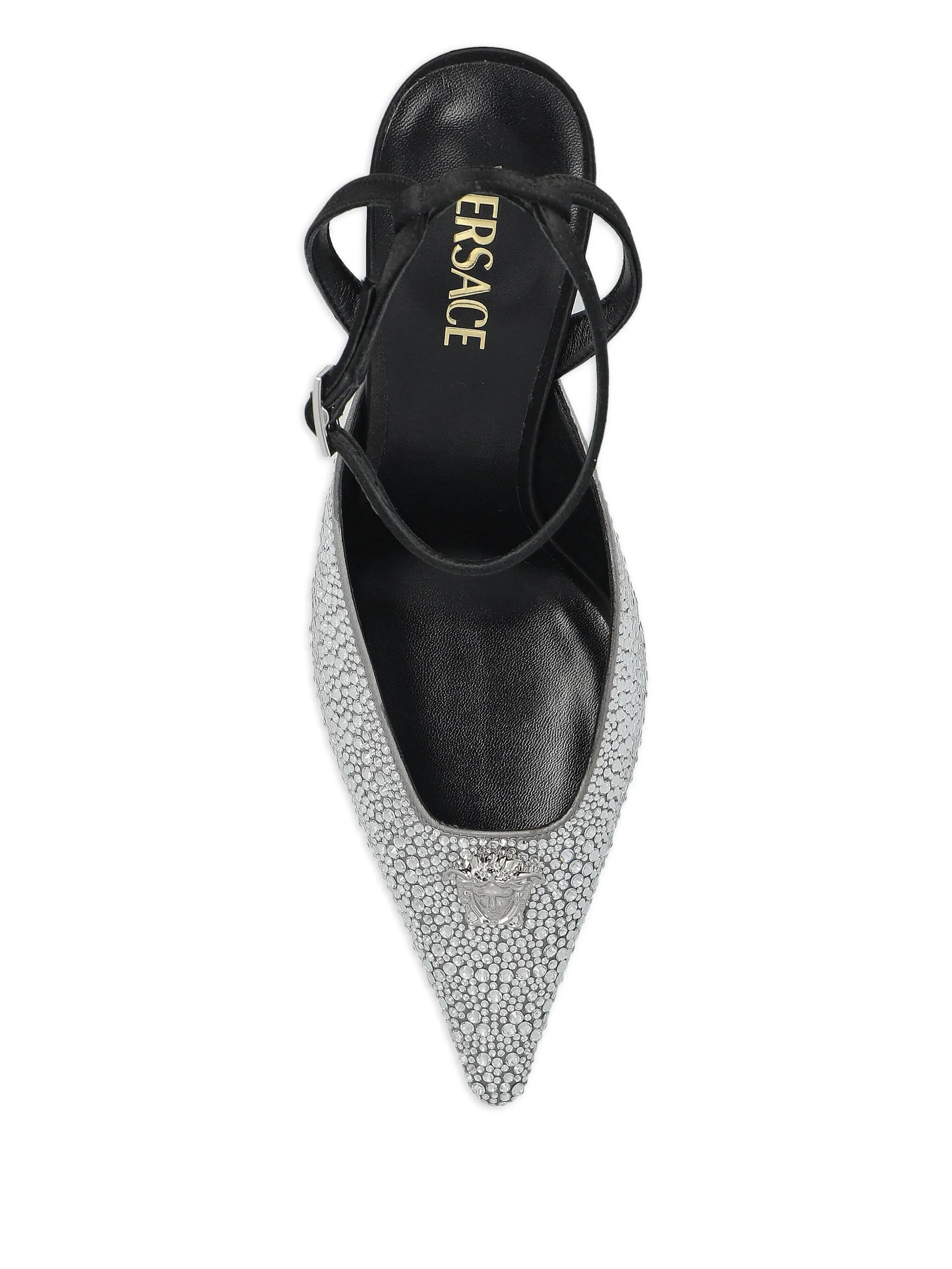 85mm Crystal La Medusa slingback pumps - 3