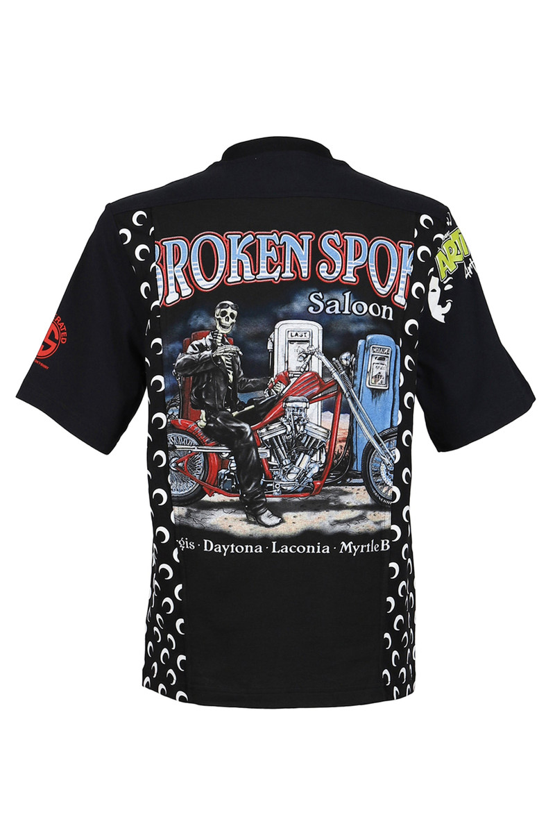 Marine Serre REGENERATED GRAPHIC T-SHIRTS REGULAR FIT T-SHIRT / ASSORT outlook