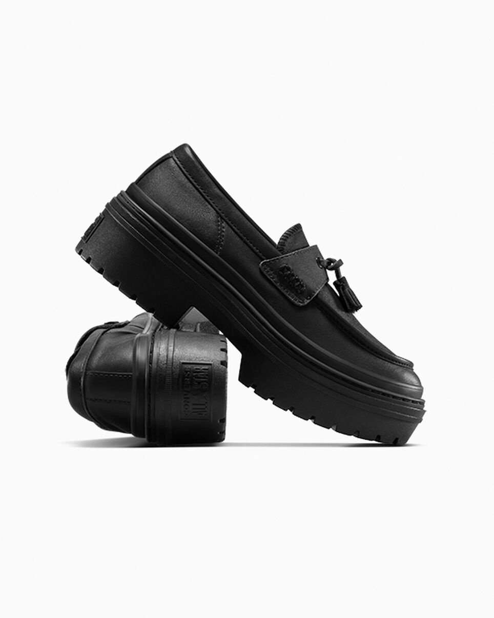 Chuck Taylor All Star Lugged Heel Loafer Platform Leather - 7
