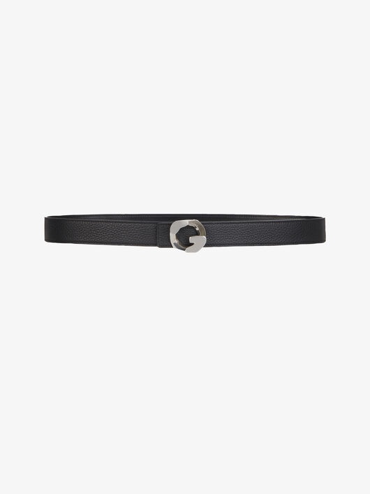 G CHAIN BUCKLE BELT IN LEATHER - 1