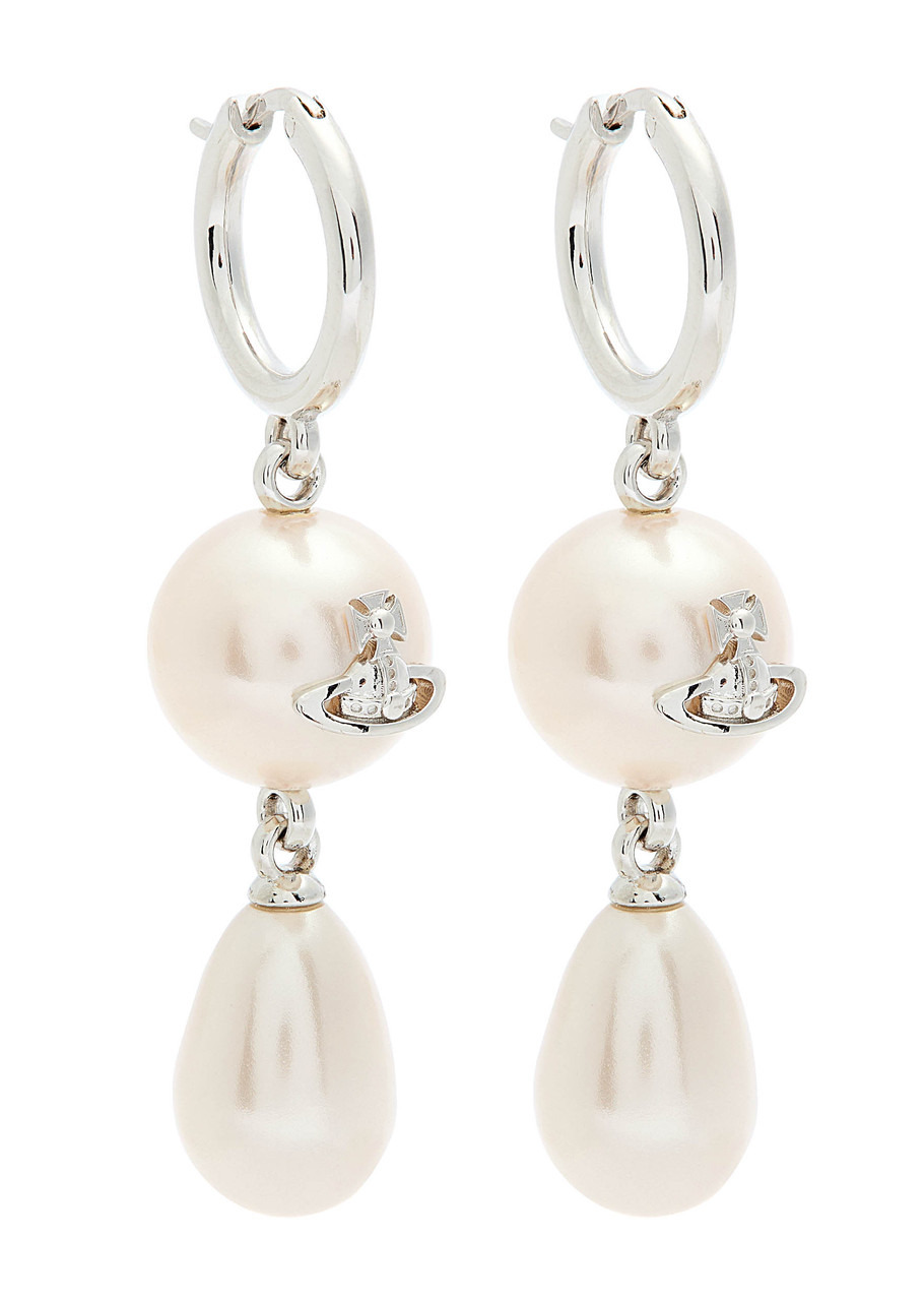 Vivienne Westwood Martha Faux Pearl-embellished Drop Earrings - 1