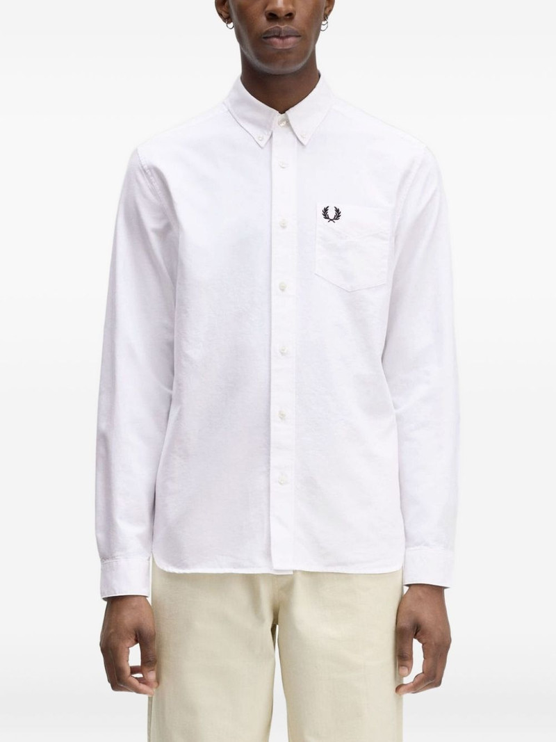 Fred Perry logo-embroidered button-down shirt outlook