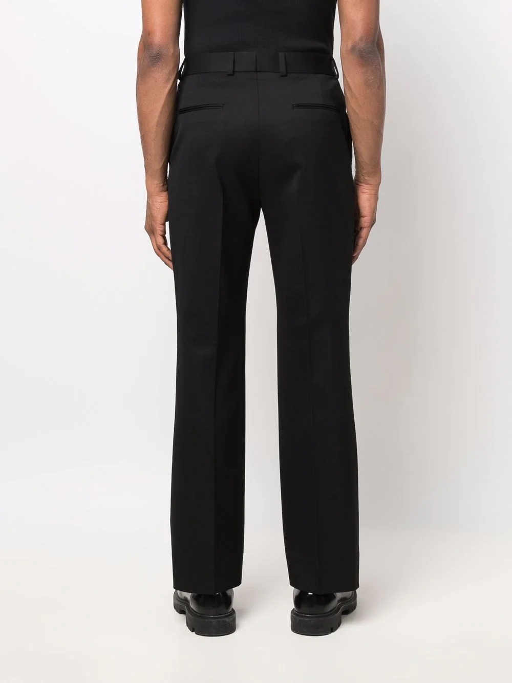 high-waisted tailored trousers - 4