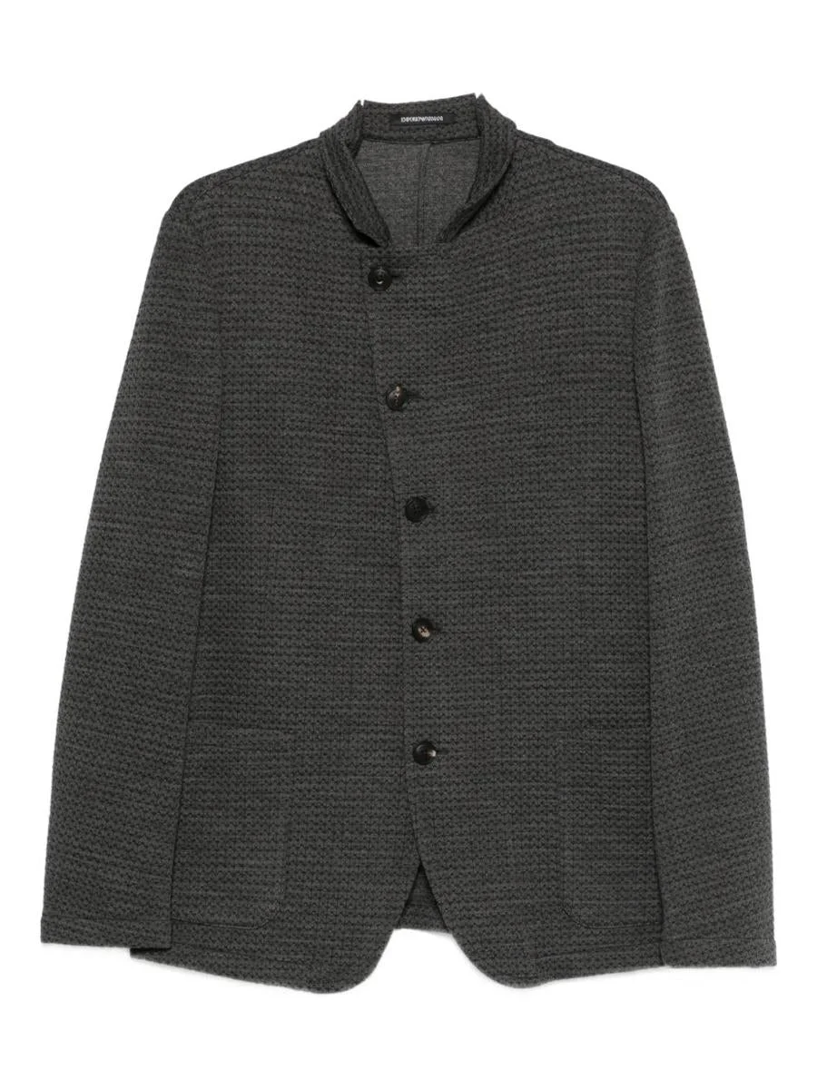 Emporio Armani Wool Blend Blazer Jacket - 1