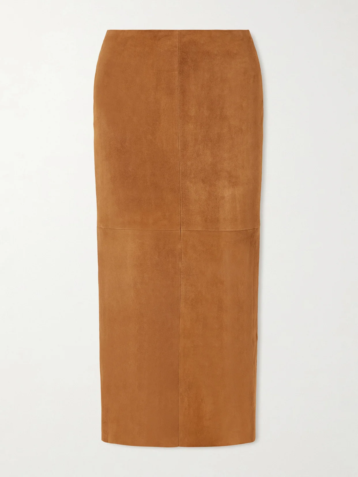 Winona Paneled Suede Midi Skirt - 1