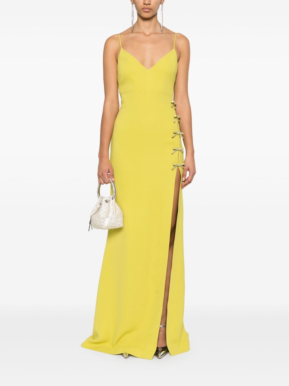 bow-detail gown - 2