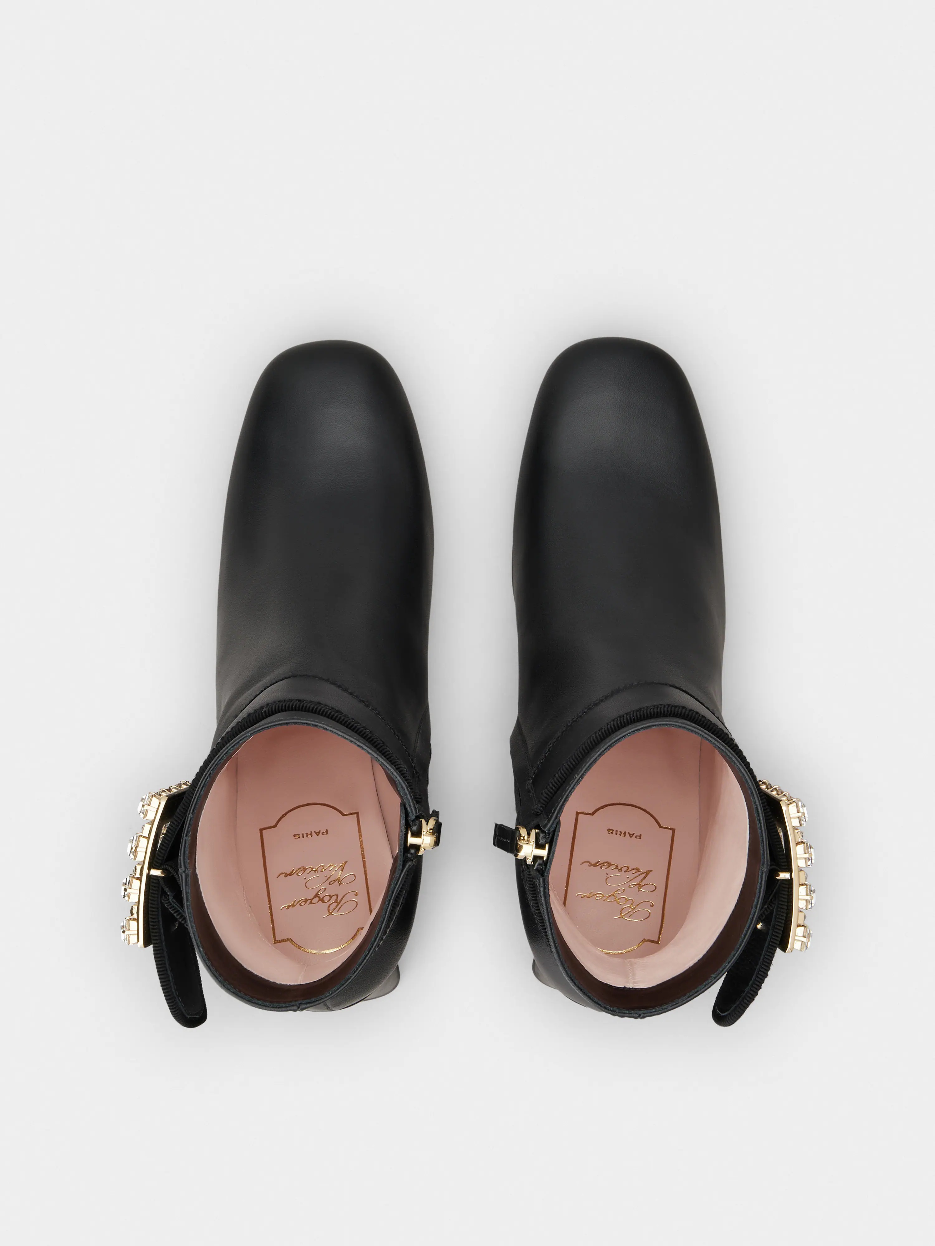 Très Vivier Booties in leather - 4