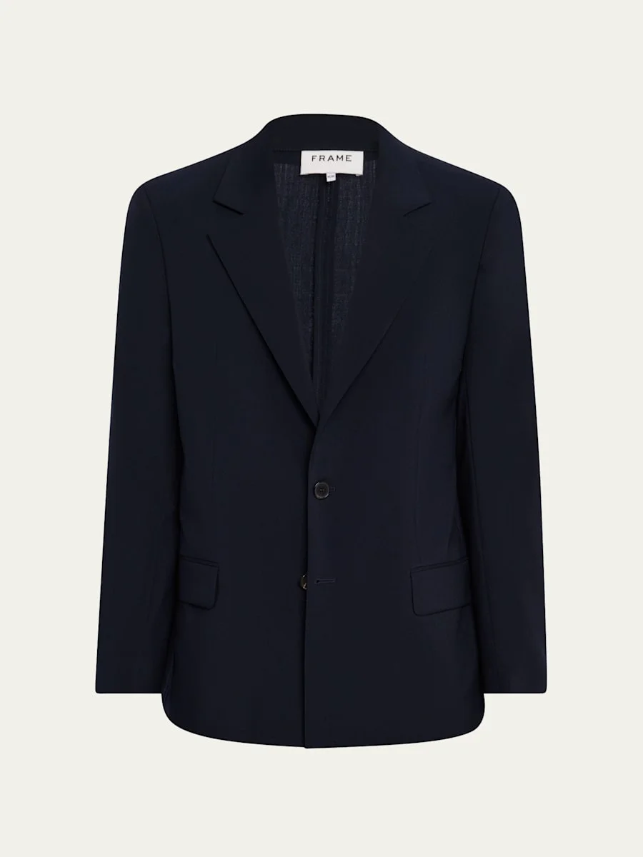 Men's Unlined Wool Blazer - 1