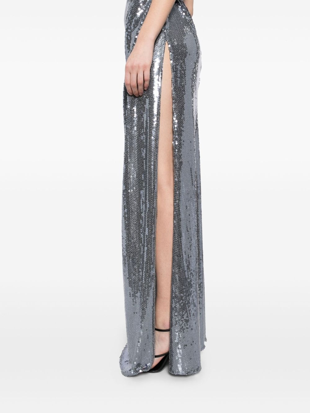 twisted sequinned gown - 5