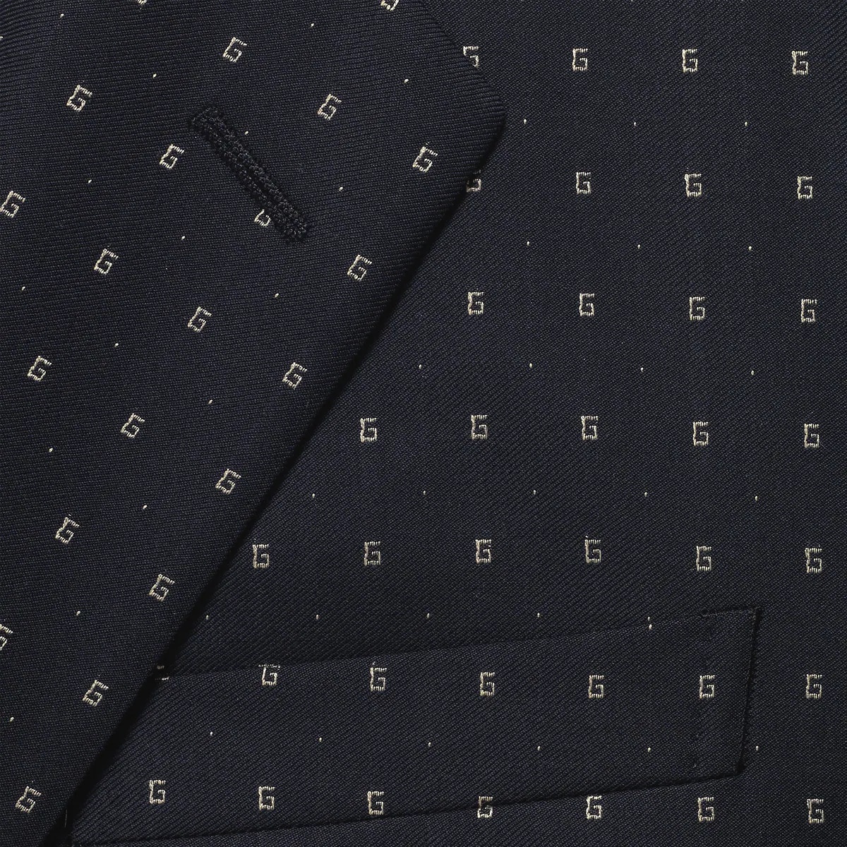 Straight fit G dot wool suit - 11