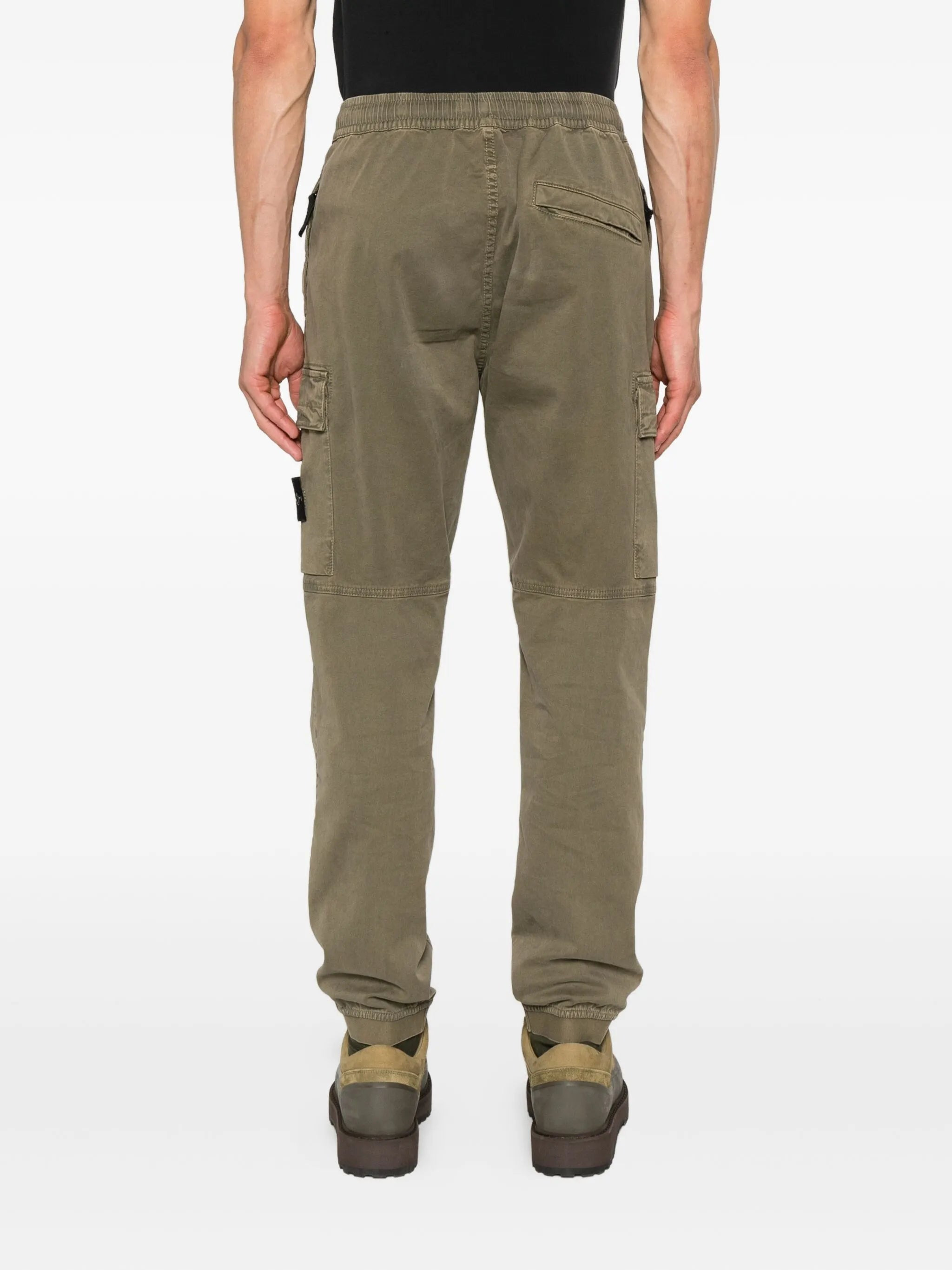 Stone Island Cargo Pocket Elasticated Trousers - 4