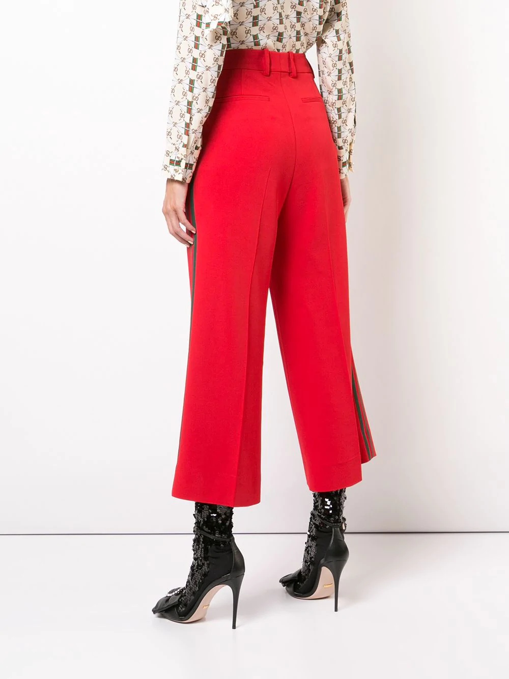 culotte trousers with Web - 4