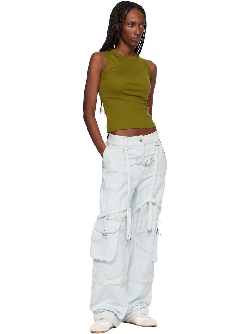 Off-White Blue Cargo Denim Jeans outlook