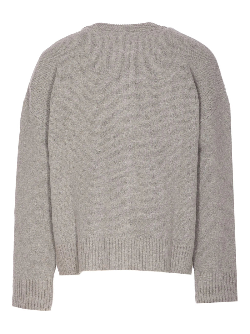 AMI Paris Ami Paris Embroidered Logo Button Cardigan outlook