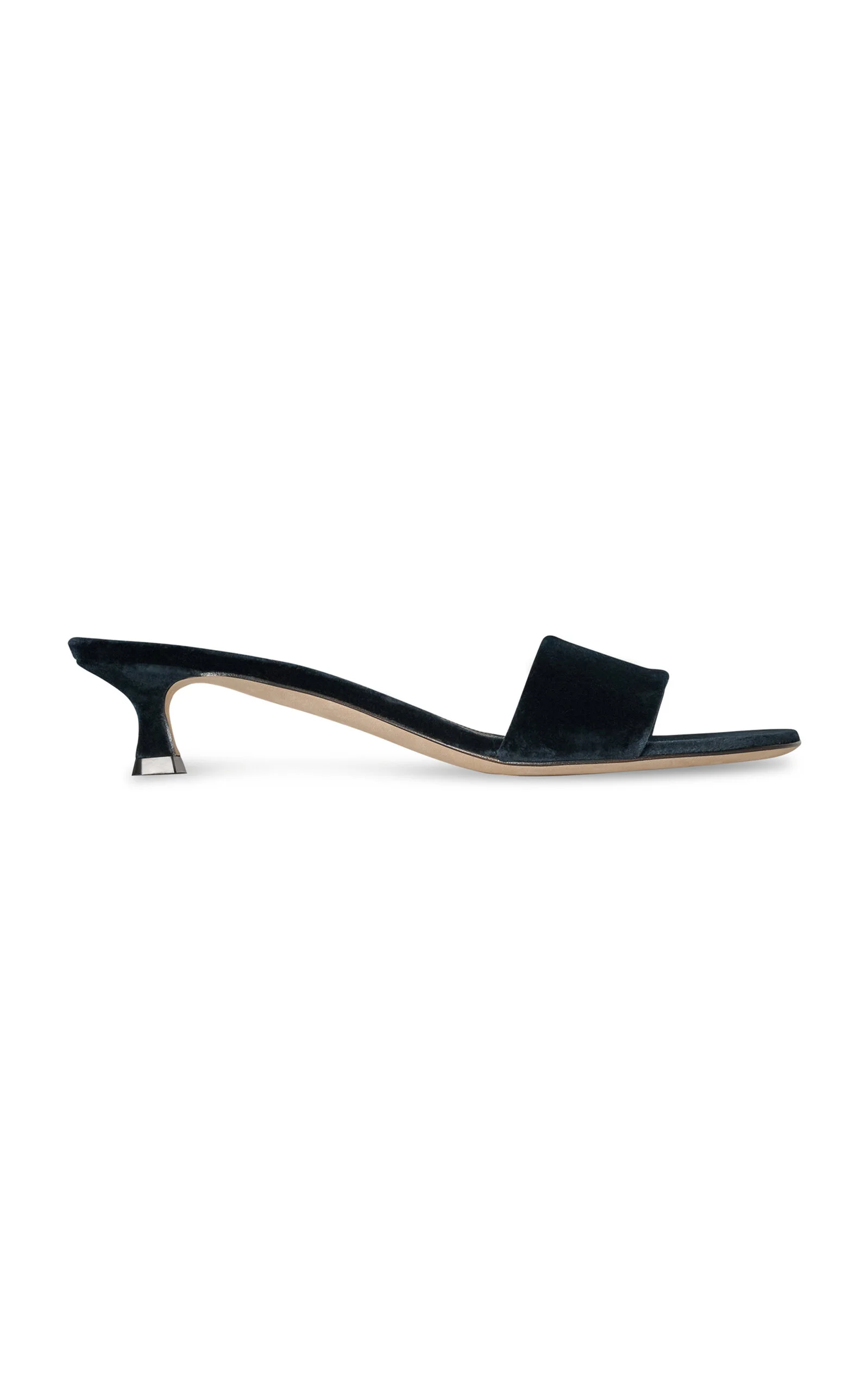 Combo Slide Two Velvet Sandals black - 1