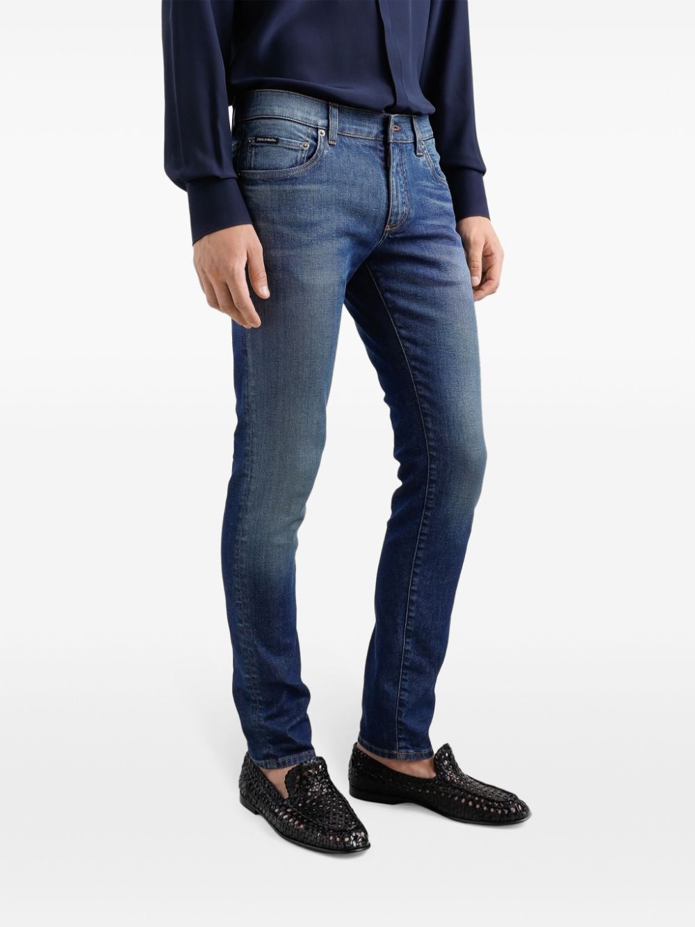 logo-detail jeans - 4