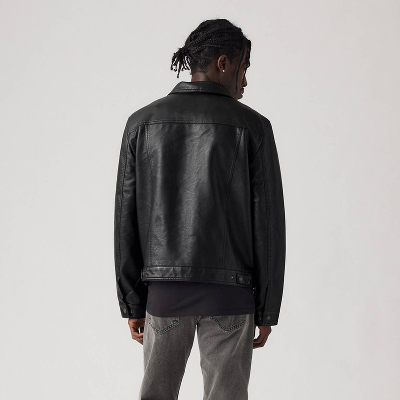 Levi's FAUX LEATHER TRUCKER JACKET outlook