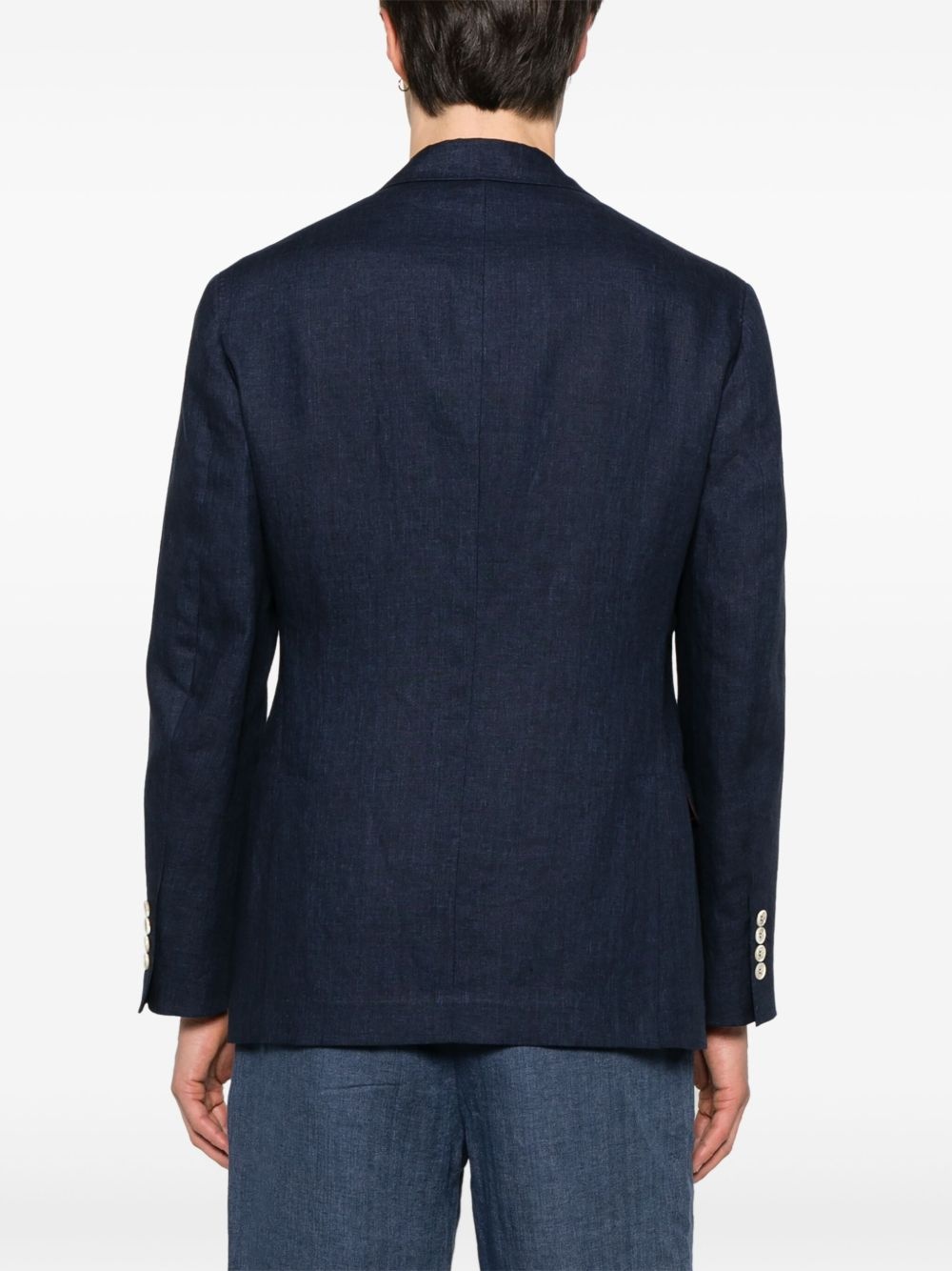 linen blazer - 4