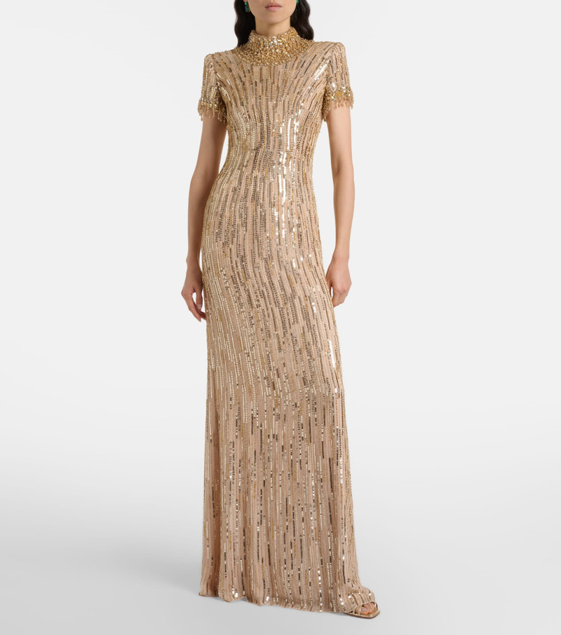 JENNY PACKHAM Madelaine embellished gown outlook