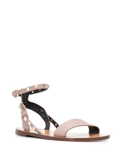 Valentino Rockstud flat sandals outlook