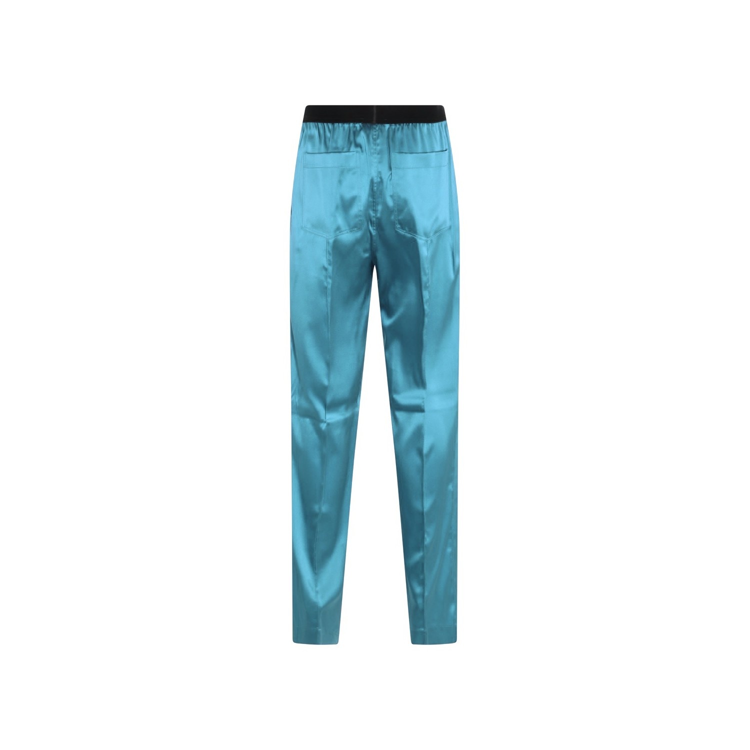 TOM FORD BLUE SILK PANTS | palazzobelli | REVERSIBLE