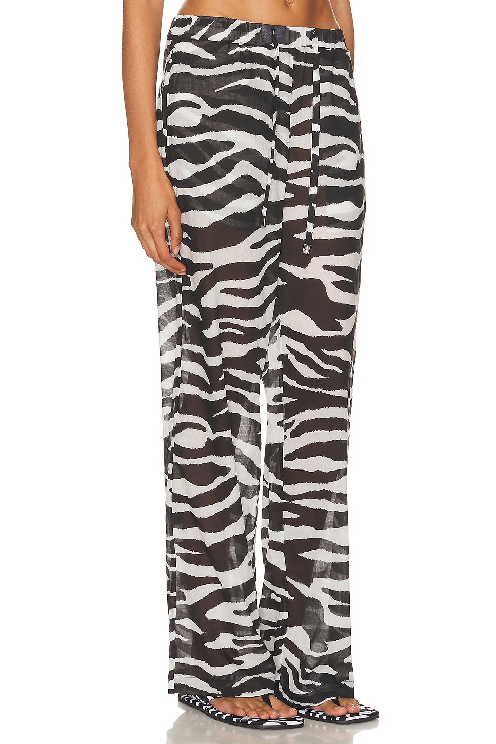Zebra Printed Long Pant - 2