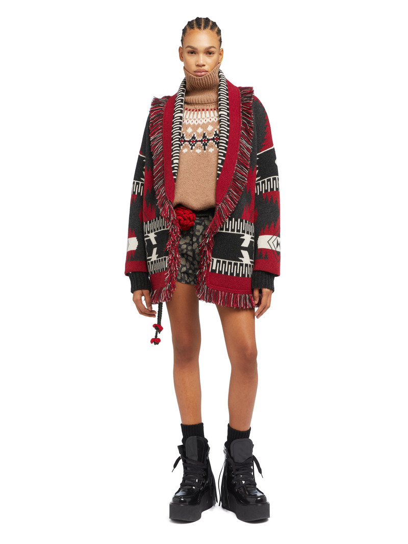 Alanui Icon Jacquard Cardigan outlook