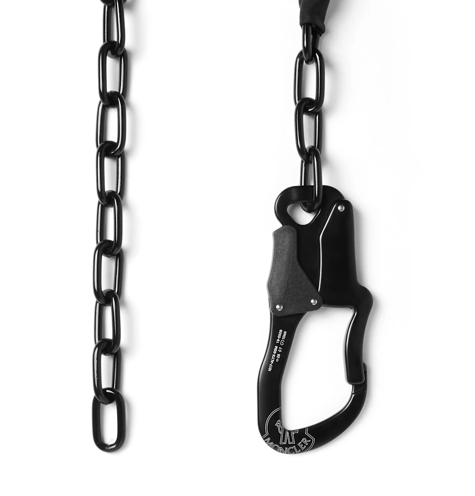 6 Moncler 1017 ALYX 9SM Logo-Print Webbing and Chain Belt - 4