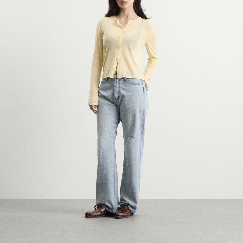 AURALEE Auralee Faded Selvedge Light Denim Pants outlook