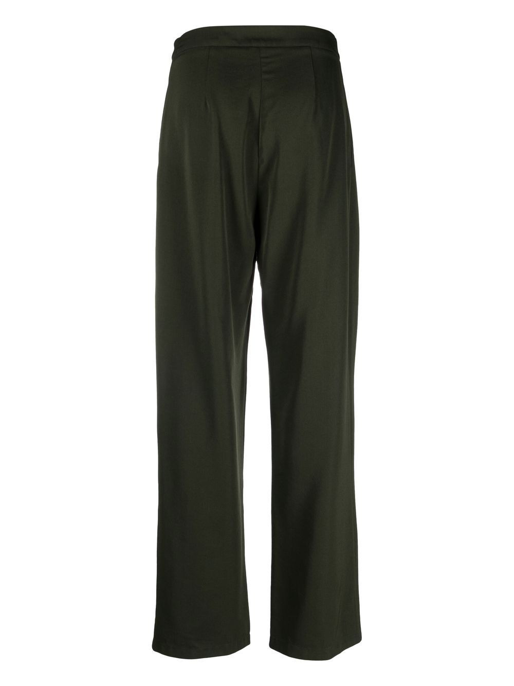 pleated high-rise trousers - 2