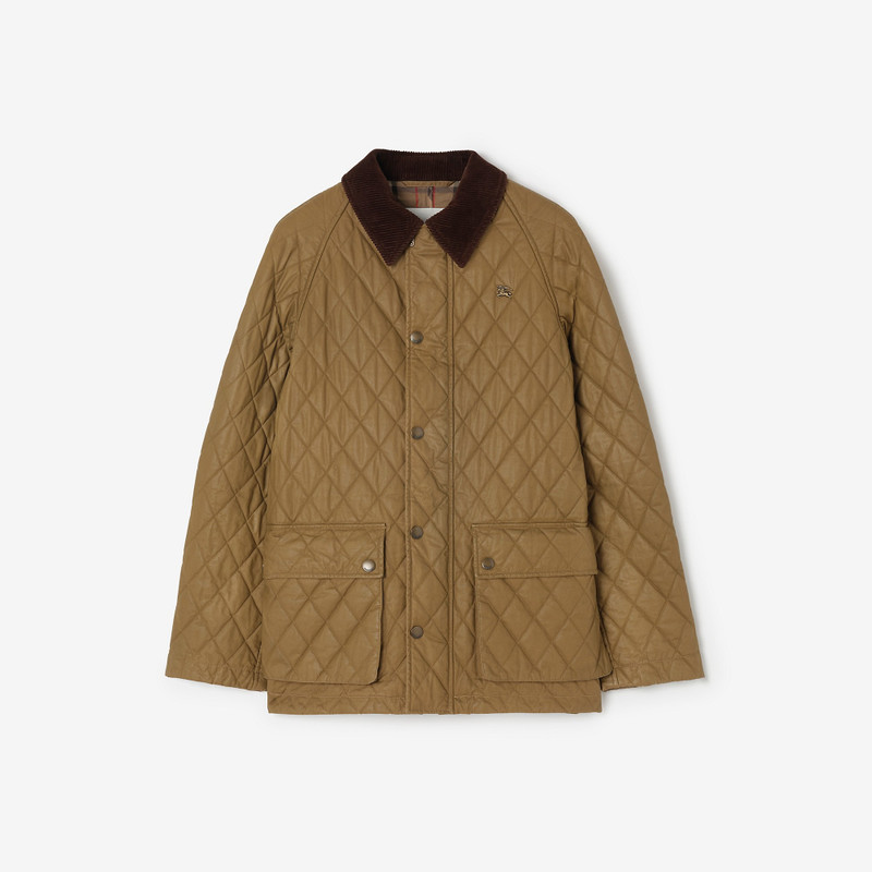 Quilted Coated Cotton Barn Jacket 1
