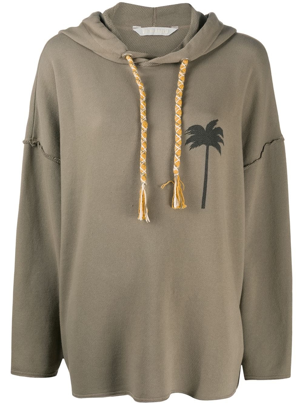 chest palm print hoodie - 1